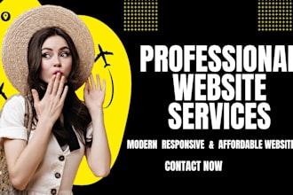 develop responsive websites on wordpress, wix, framer