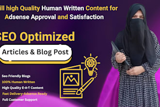 high quality human written content for adsense approval and satisfaction