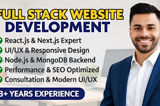 be your expert full stack developer react js, next js, ecommerce solutions