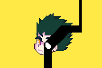 create pixel art portraits for you