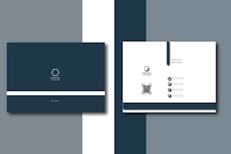 professional modern business card design  print ready file