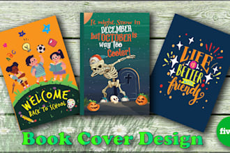 professional book cover design for amazon KDP, ingramspark, print