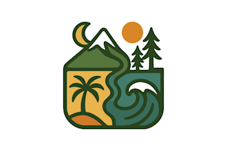 design a bold outdoors adventure logo that captures your spirit