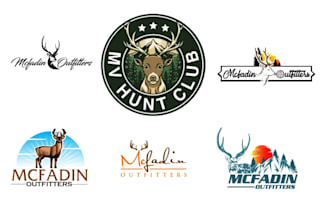 design outdoors, adventure, mountain hiking, hunting, fishing and travel logo