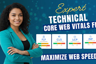 fix all technical core web vitals issues fcp lcp cls inp and maximize speed