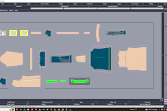 provide factory production cad pattern, grading and marker support