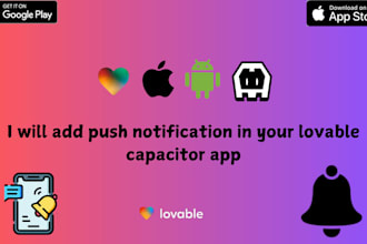add push notification in your lovable capacitor app