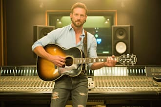 be your session guitarist and record stunning acoustic or electric guitar parts