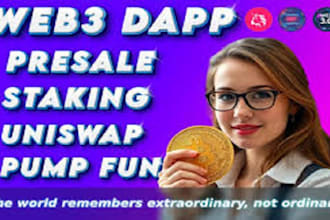 blockchain developer spl tax token, presale web3 dapp, solana crypto pumpfun bot