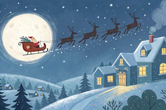 draw christmas kids book illustrations and kids cover