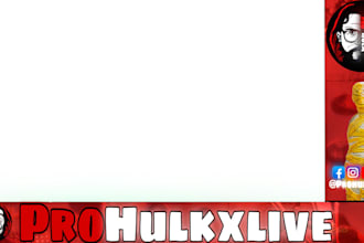 custom stream overlays for twitch and youtube