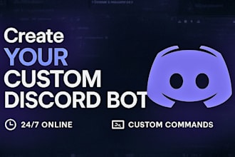 custom discord bot with advanced python features