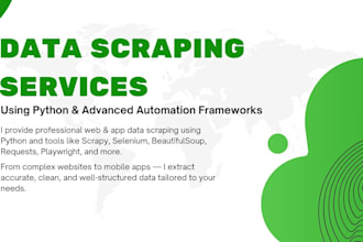 build a custom python scraper for any website or app