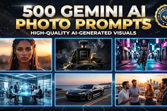 provide 500 premium ai image prompts for gemini and other ai tools