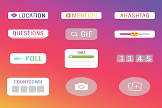 design unique gifs and stickers for your instagram, whatsapp, and giphy