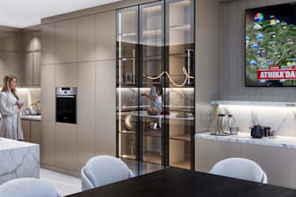 kitchen design and render