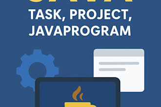 do you java task,java project,java program