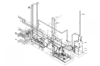 prepare 2d 3d piping plans piping isometric fabrication dwg and equipment layout