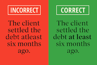 professionally edit and proofread your manuscript, blog, website content