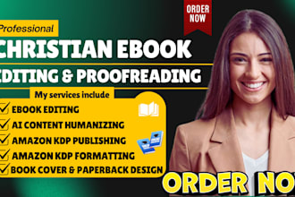 be your christian book editor, christian book proofreading, ebook editing