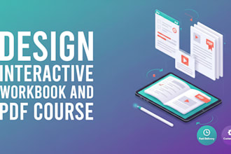 design interactive workbook and PDF course