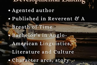 developmentally edit your novel