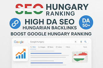 build high da SEO hungarian backlinks for google hungary ranking