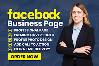 create modern facebook business page