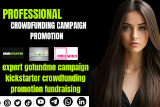 do expert gofundme campaign kickstarter crowdfunding promotion fundraising