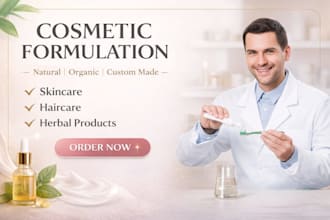 do formulation chemist for cosmetic with natural ingredients