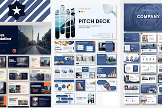 design modern powerpoint presentation canva pitch deck google slide presentation