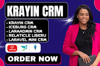 setup krayin crm iceburg CRM laraadmin CRM relaticle liberu CRM laravel mini CRM