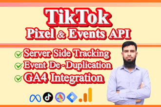 setup tiktok pixel and conversion tracking via gtm