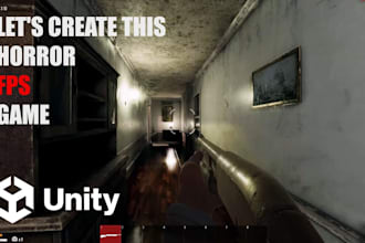 develop unity 3d halloween horror game, godot game , ue game development