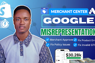 fix gmc misrepresentation and reinstate your merchant center account