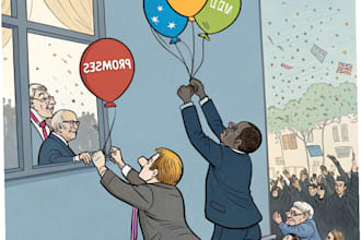 draw satire, editorial or political cartoons for you