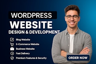 design , develop creative wordpress website with astra theme