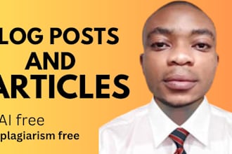 write professional blog or article