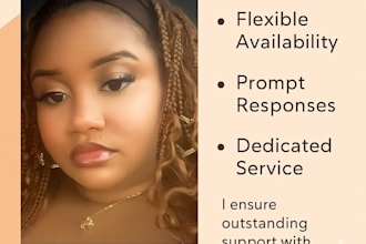 virtual assistant for data entry, research admin reliable VA for email