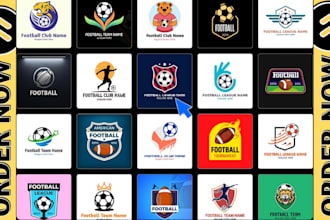 create football logo or soccer badge