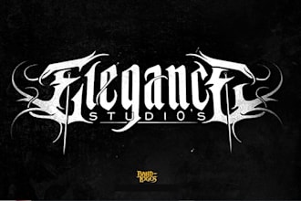 design a hateful black metal logo