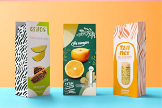 design artistic pouch and packaging