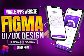 ui UX design, mobile app ui ux design and website, dashboard figma UI UX design