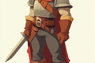 create 2d game character or 2d game character