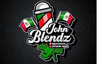 design a barbershop, fashion or business logo