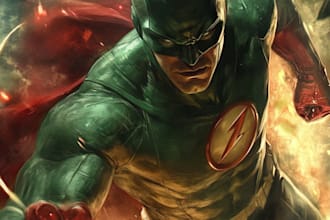 do a superhero comic