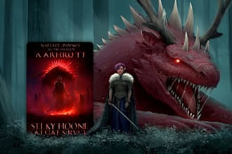 make a book cover, book cover design, dnd, horror ebook cover design