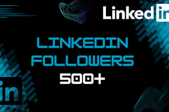 organic linkedin follower promotion and marketing