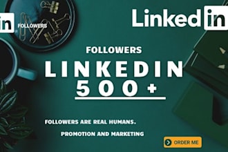 organic linkedin follower promotion and marketing