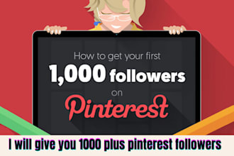do your organic promotion of 1000 pinterest followers